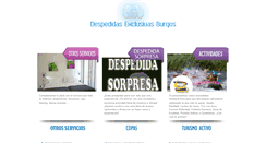 Desktop Screenshot of despedidasexclusivasburgos.com
